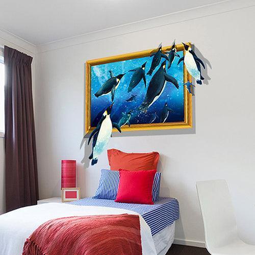 Whimsical 3D Animal Wall Stickers - Fun and Removable Home Decor