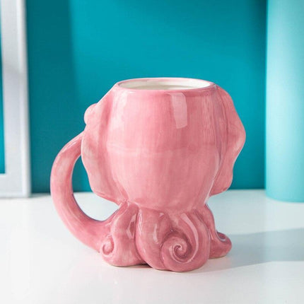 Whimsical 3D Octopus Coffee Mug - Quirky and Practical Delight