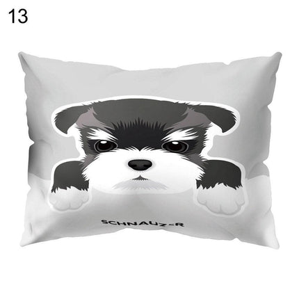 Whimsical Cartoon Dog Cushion Cover for Cheerful Home Styling