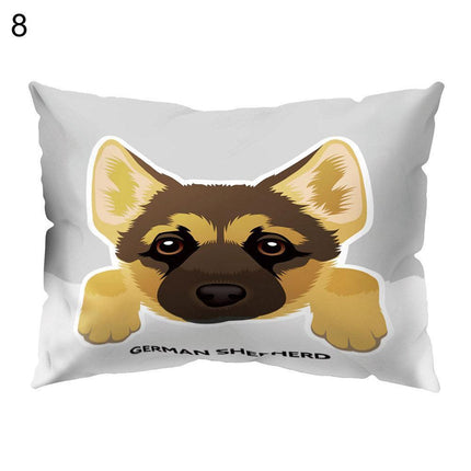Whimsical Cartoon Dog Cushion Cover for Cheerful Home Styling