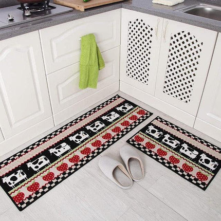 Whimsical Cartoon Themed Kitchen and Bath Mat for All Ages