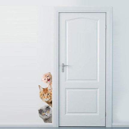 Whimsical Cat and Dog Wall Stickers for Creative Home Makeover