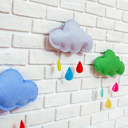 Whimsical Cloud Hanging Decor for Kids' Rooms - Très Elite