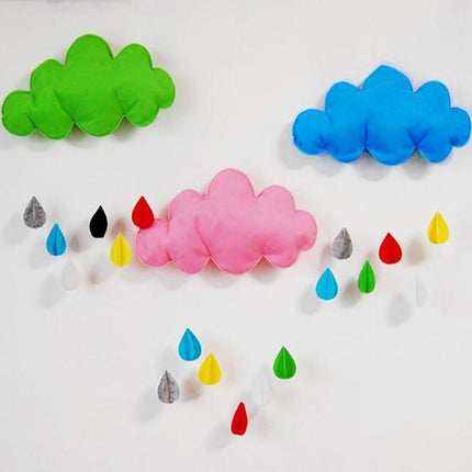 Whimsical Cloud Hanging Decor for Kids' Rooms - Très Elite