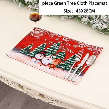 Whimsical Gnome-Themed Christmas Chair Cover - Festive Home Accent