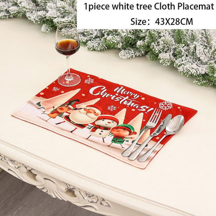 Whimsical Gnome-Themed Christmas Chair Cover - Festive Home Accent