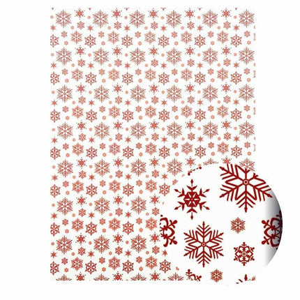 Whimsical Holiday Cartoon Animal PU Bow Fabric Sheets: Essential DIY Kit for Festive Hair Accessories and Crafts - Très Elite