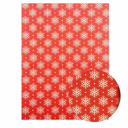 Whimsical Holiday Cartoon Animal PU Bow Fabric Sheets: Essential DIY Kit for Festive Hair Accessories and Crafts - Très Elite