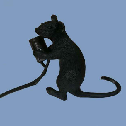 Whimsical Nordic Mouse LED Light - Artistic Home Accent