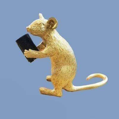 Whimsical Nordic Mouse LED Light - Artistic Home Accent