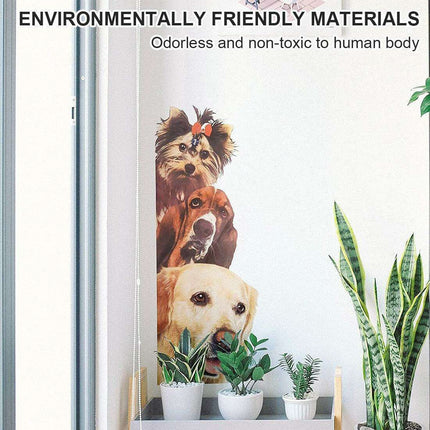 Whimsical Pet-Themed Wall Stickers for Playful Home Decor