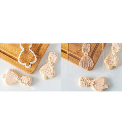 Whimsical Princess Castle Cookie Press Set - Très Elite