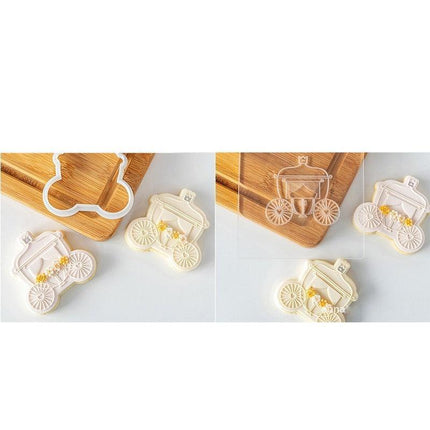 Whimsical Princess Castle Cookie Press Set - Très Elite
