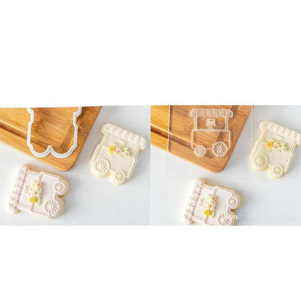 Whimsical Princess Castle Cookie Press Set - Très Elite