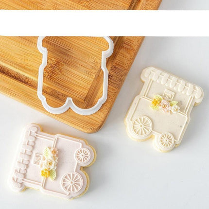 Whimsical Princess Castle Cookie Press Set - Très Elite
