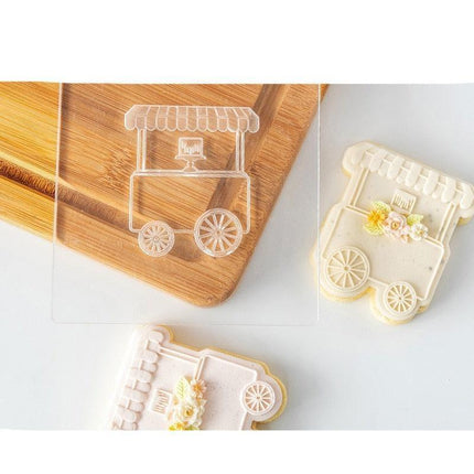 Whimsical Princess Castle Cookie Press Set - Très Elite