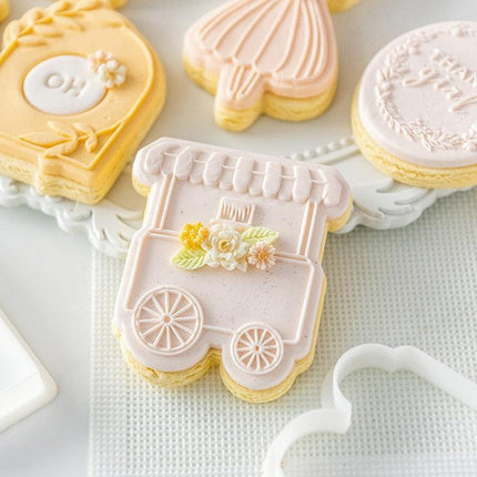 Whimsical Princess Castle Cookie Press Set - Très Elite