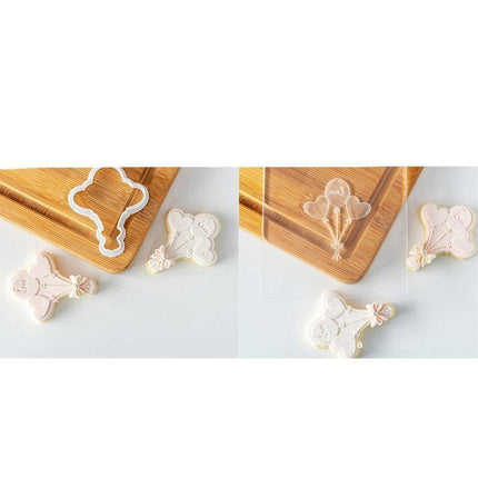Whimsical Princess Castle Cookie Press Set - Très Elite