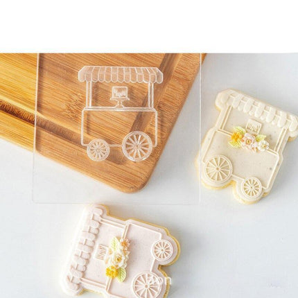 Whimsical Princess Castle Cookie Press Set - Très Elite