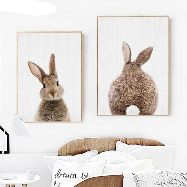 Whimsical Safari Animal Canvas Prints for Kids - Spark Imagination and Joy