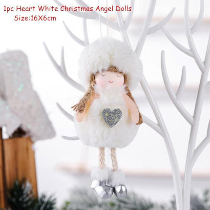 Whimsical Skiing Angel Dolls: Charming Holiday Ornaments for Winter Decor - Très Elite
