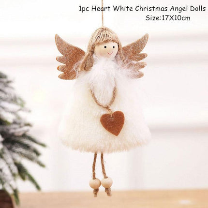 Whimsical Skiing Angel Dolls: Charming Holiday Ornaments for Winter Decor - Très Elite