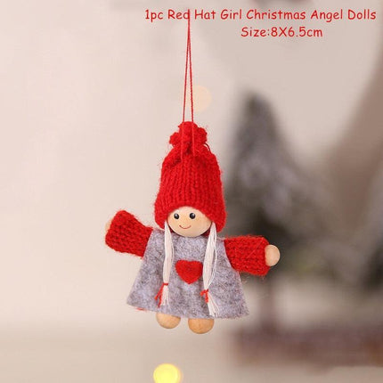Whimsical Skiing Angel Dolls: Charming Holiday Ornaments for Winter Decor - Très Elite