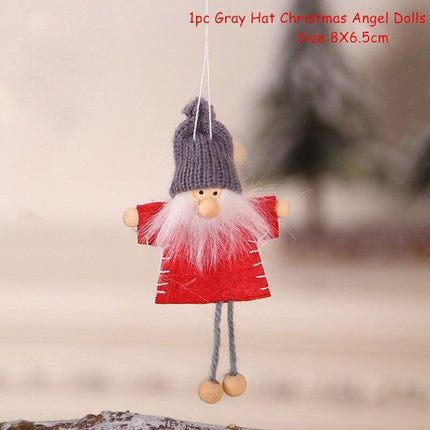 Whimsical Skiing Angel Dolls: Charming Holiday Ornaments for Winter Decor - Très Elite
