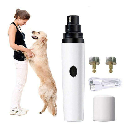 Whisper-Quiet Rechargeable Dog Nail Grinder: Ultimate Precision Tool for Stress-Free Grooming