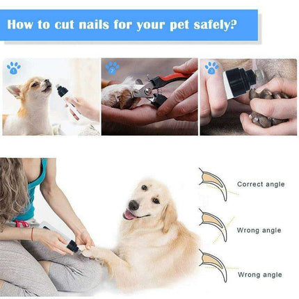 Whisper-Quiet Rechargeable Dog Nail Grinder: Ultimate Precision Tool for Stress-Free Grooming - Très Elite