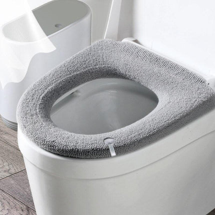 Winter Haven Plush Toilet Seat Cover with Easy-Clean Handle - Très Elite