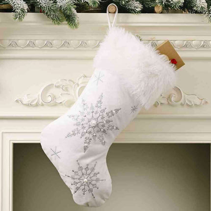 Winter Wonderland Elegance Christmas Stocking
