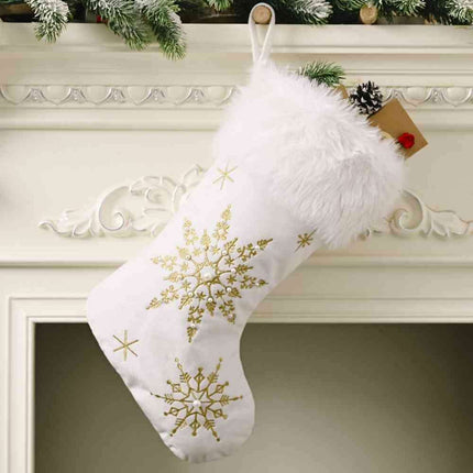 Winter Wonderland Elegance Christmas Stocking