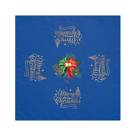 Winter Wonderland Elegant Blue Napkin Set - 4 Pack, 19"x19" for Festive Occasions