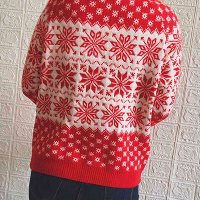 Winter Wonderland Long Sleeve Knit Sweater