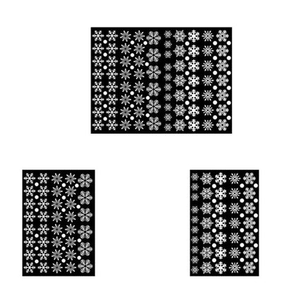 Winter Wonderland Snowflake Wall Decal for Holiday Festivities - Très Elite