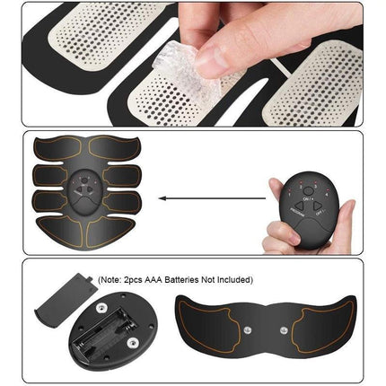 Wireless EMS Muscle Toning System for Abs and Hips - Très Elite