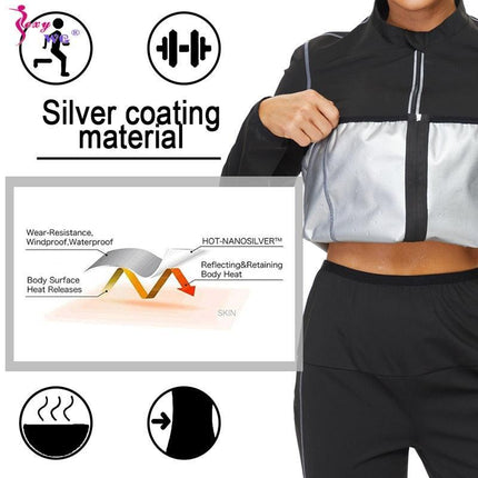 Women’s Sculpting Sauna Compression Workout Top - Très Elite