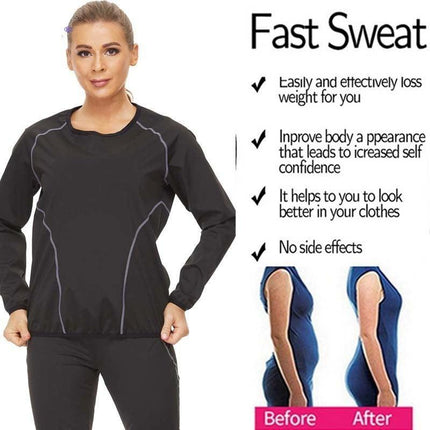 Women’s Sculpting Sauna Compression Workout Top - Très Elite