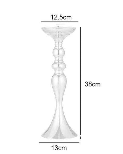 Mermaid Magic: Elegant Candle Holder Stand with Customizable Floral Display Options