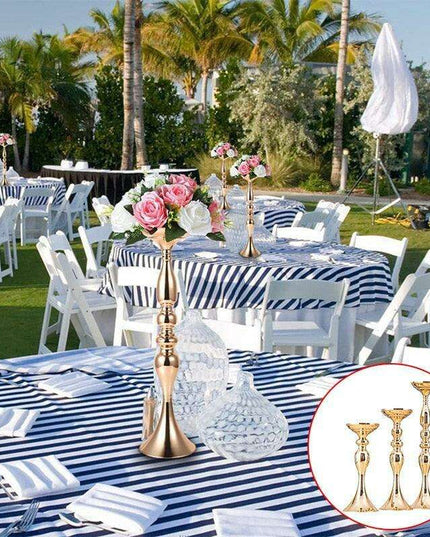 Mermaid Magic: Elegant Candle Holder Stand with Customizable Floral Display Options