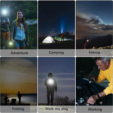 Xenon 500m High-Performance Flashlight: Illuminate Your Night Adventures - Très Elite