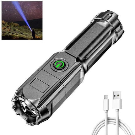 Xenon 500m High-Performance Flashlight: Illuminate Your Night Adventures - Très Elite