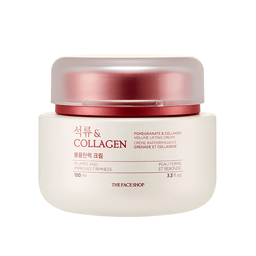 Youthful Radiance Pomegranate & Collagen Hydrating Cream with Shea Butter & Hyaluronic Acid - 100ml by THE FACE SHOP
