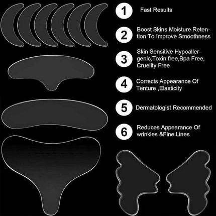 Youthful Radiance Silicone Anti-Wrinkle Patches - Très Elite