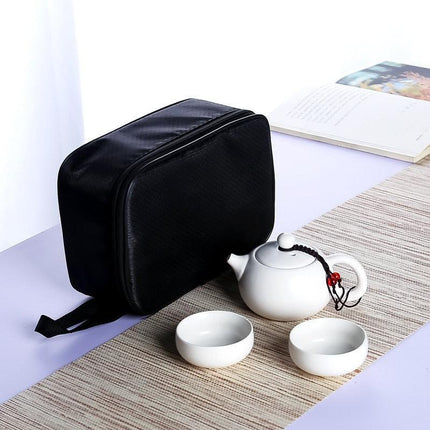 Zen Harmony Puer Tea Ceremony Porcelain Teapot Set - Your Refined Tea Experience