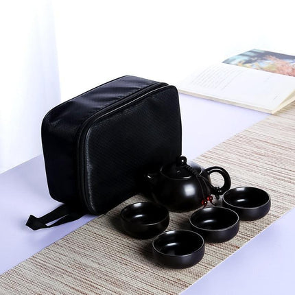Zen Harmony Puer Tea Ceremony Porcelain Teapot Set - Your Refined Tea Experience