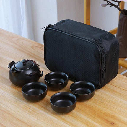 Zen Harmony Puer Tea Ceremony Porcelain Teapot Set - Your Refined Tea Experience