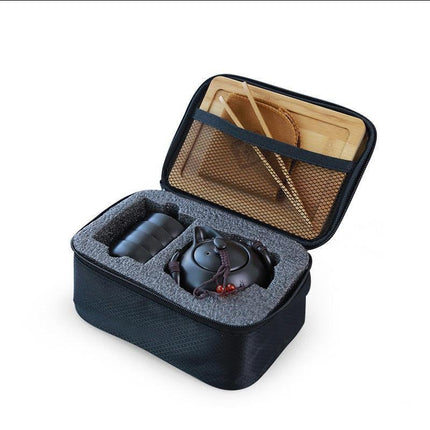 Zen Harmony Puer Tea Ceremony Porcelain Teapot Set - Your Refined Tea Experience