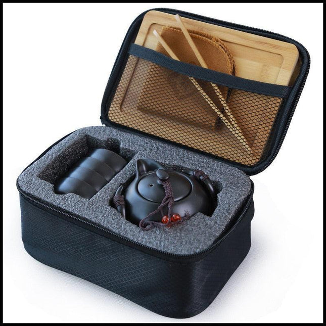 Zen Harmony Puer Tea Ceremony Porcelain Teapot Set - Your Refined Tea Experience